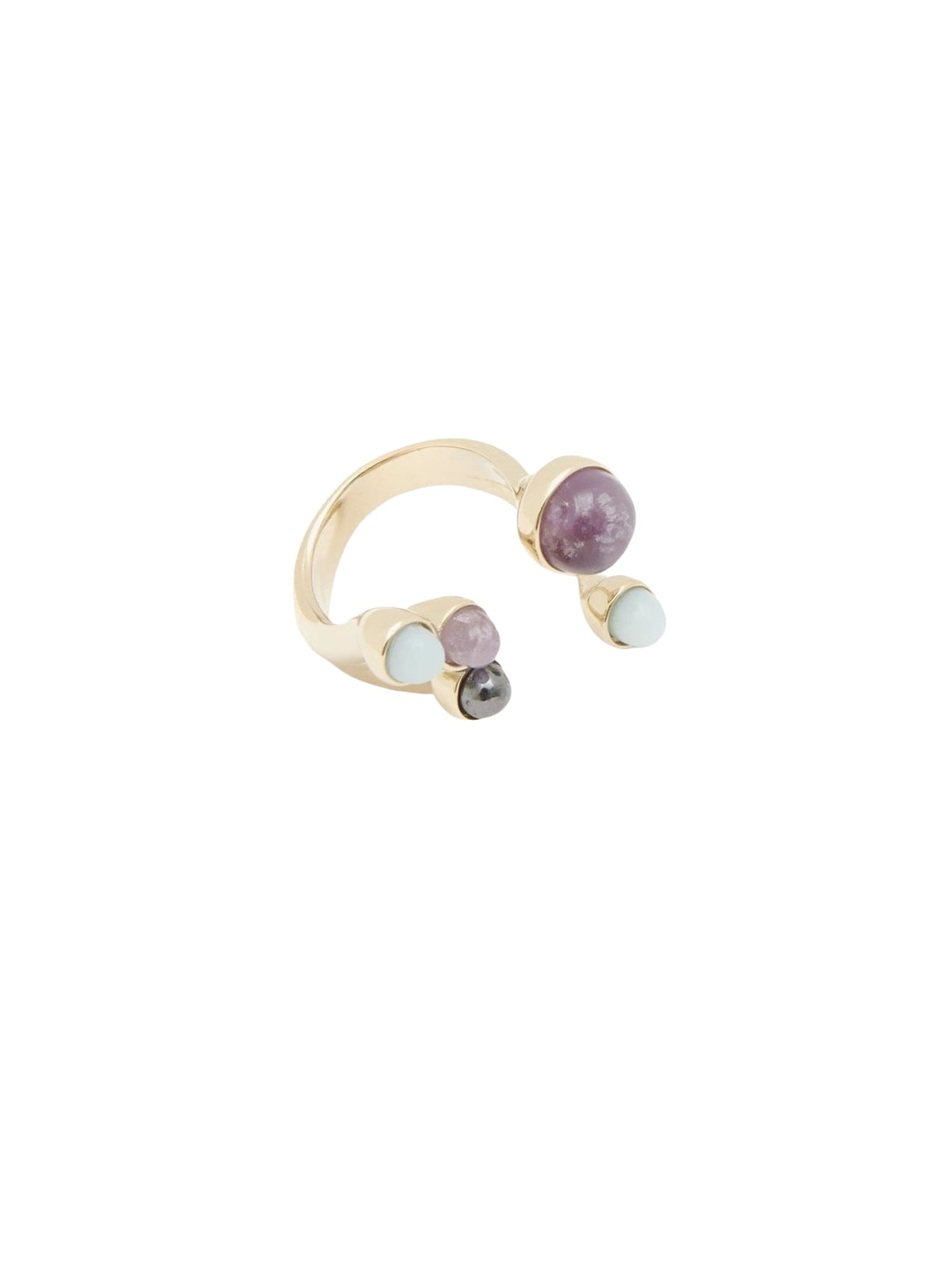 Bague Zodiac verseau en laiton - Multicolor