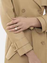 Bague Darcey en laiton - Pearl