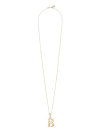 Collier Alphabet en laiton - Gold Color