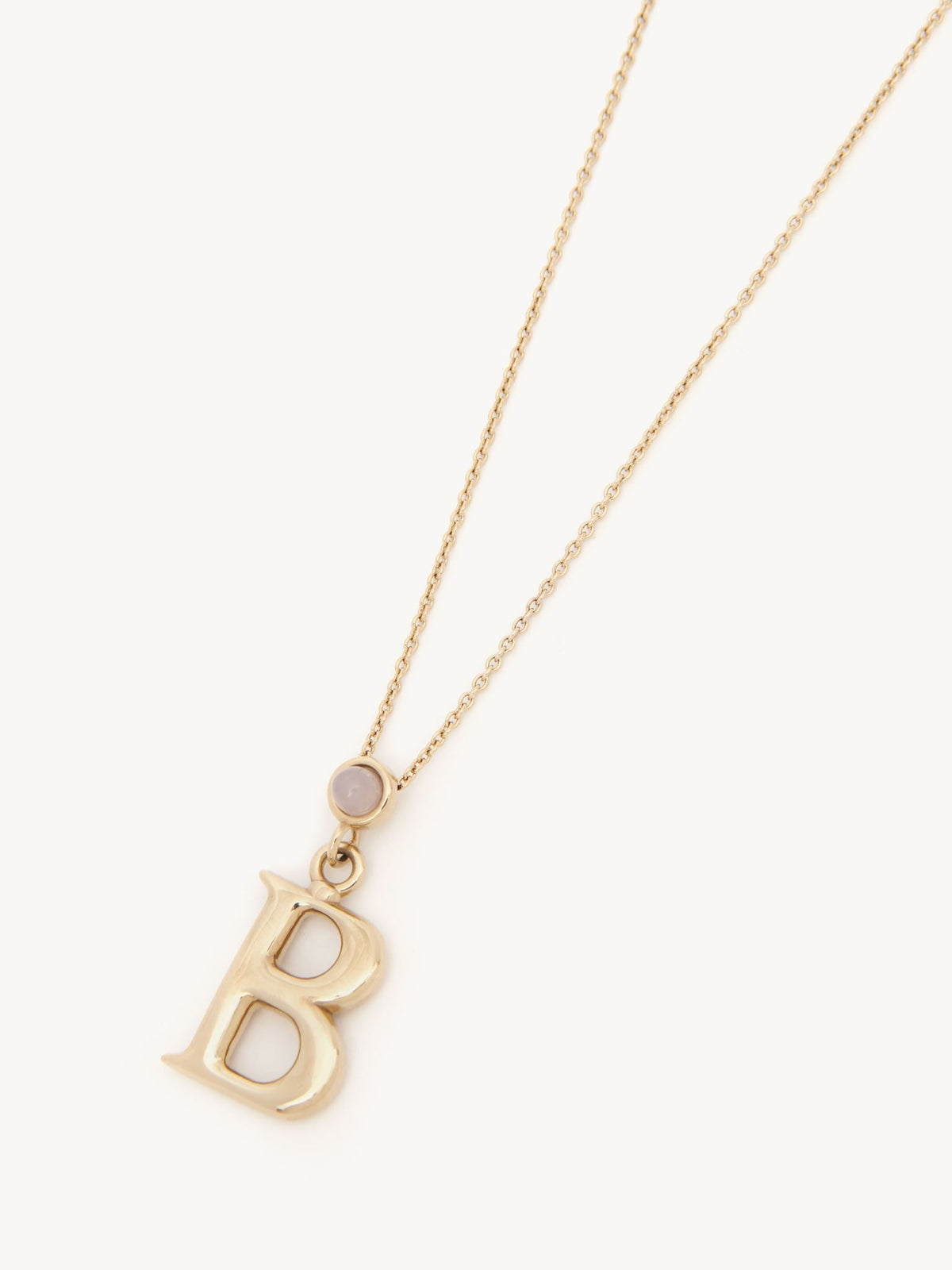 Collier Alphabet en laiton - Gold Color