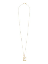Collier Alphabet en laiton - Gold Color