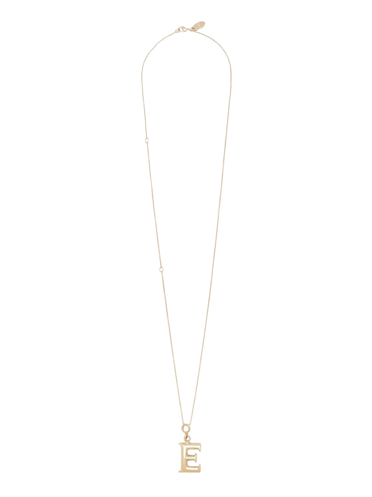 Collier Alphabet en laiton - Gold Color