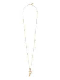 Collier Alphabet en laiton - Gold Color
