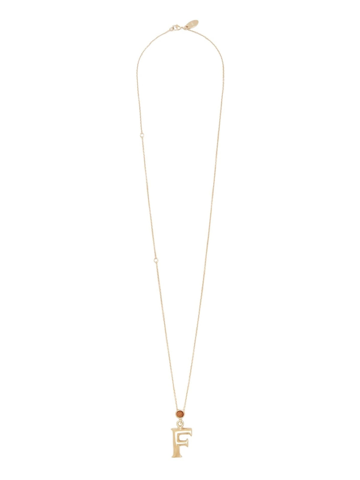 Collier Alphabet en laiton - Gold Color