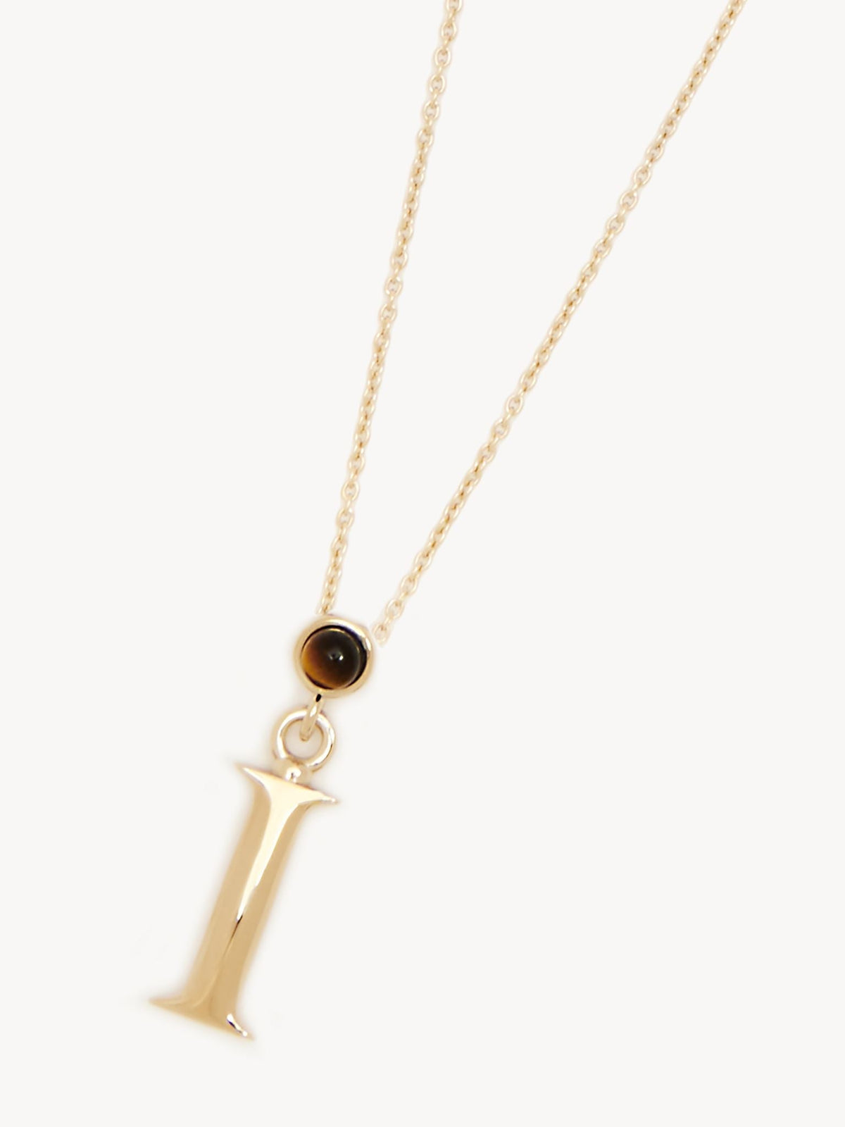 Collier Alphabet en laiton - Gold Color