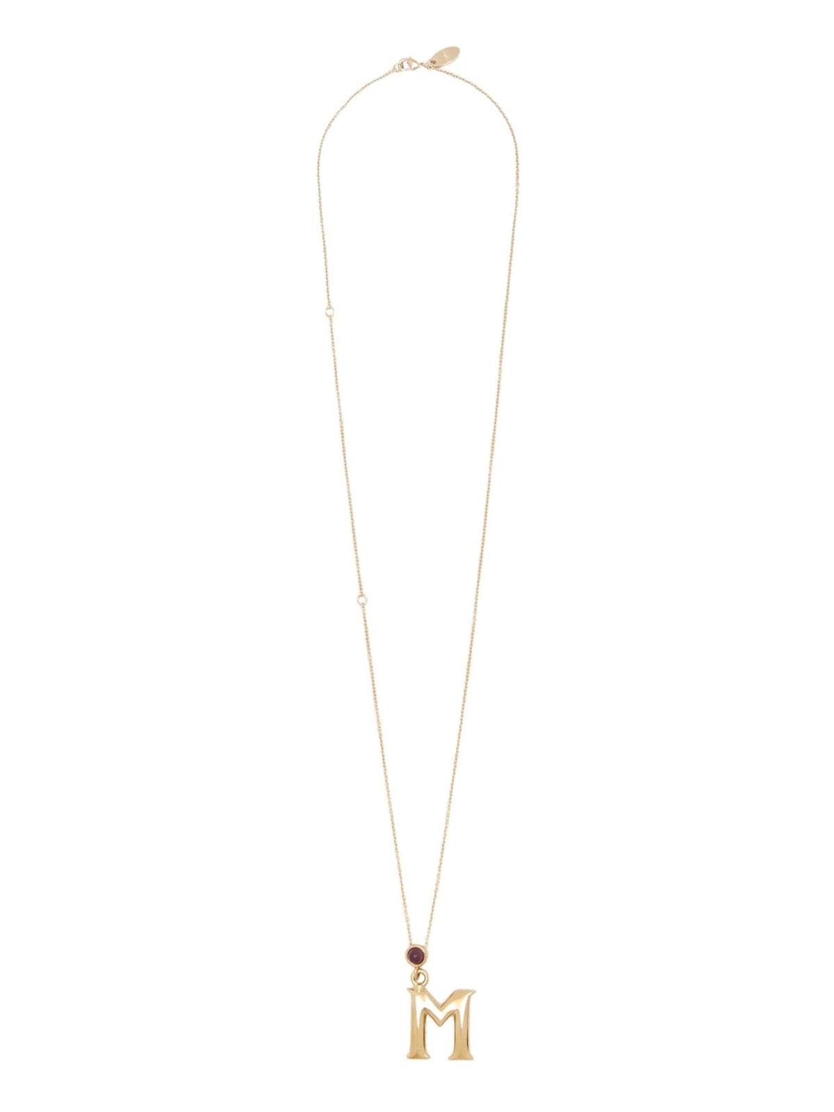 Collier Alphabet en laiton - Gold Color