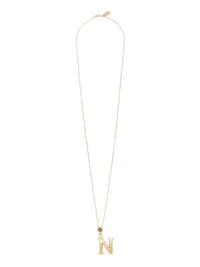 Collier Alphabet en laiton - Gold Color