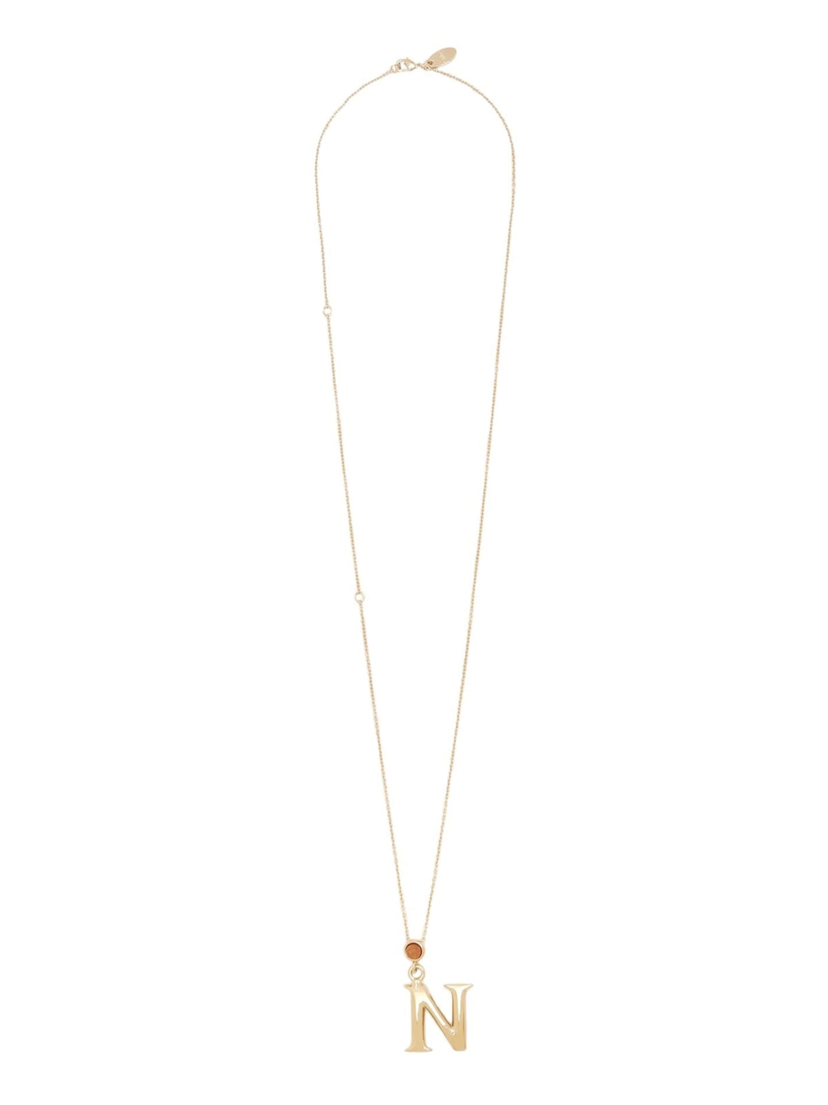 Collier Alphabet en laiton - Gold Color