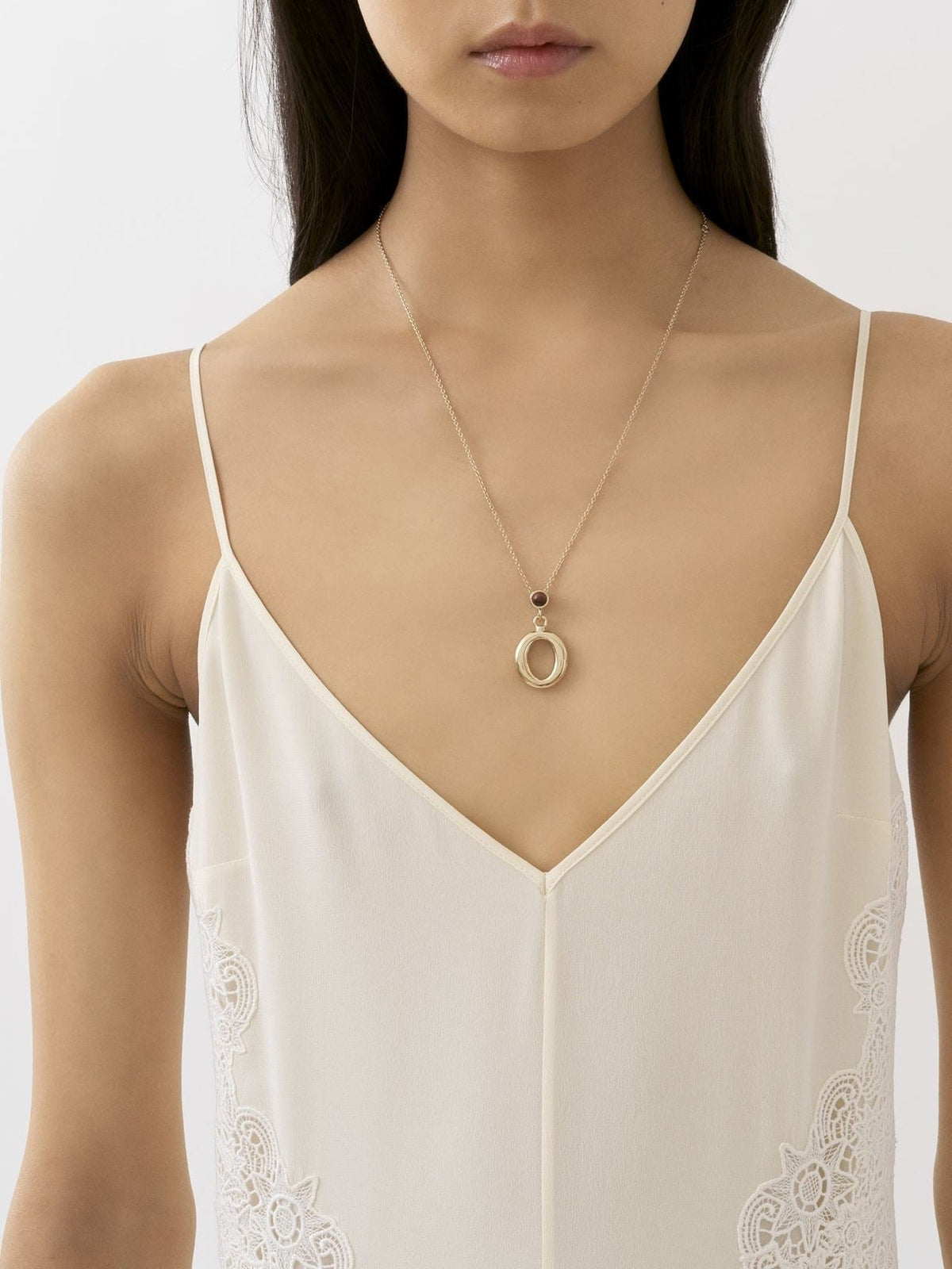 Collier Alphabet en laiton - Gold Color