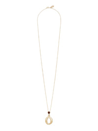 Collier Alphabet en laiton - Gold Color