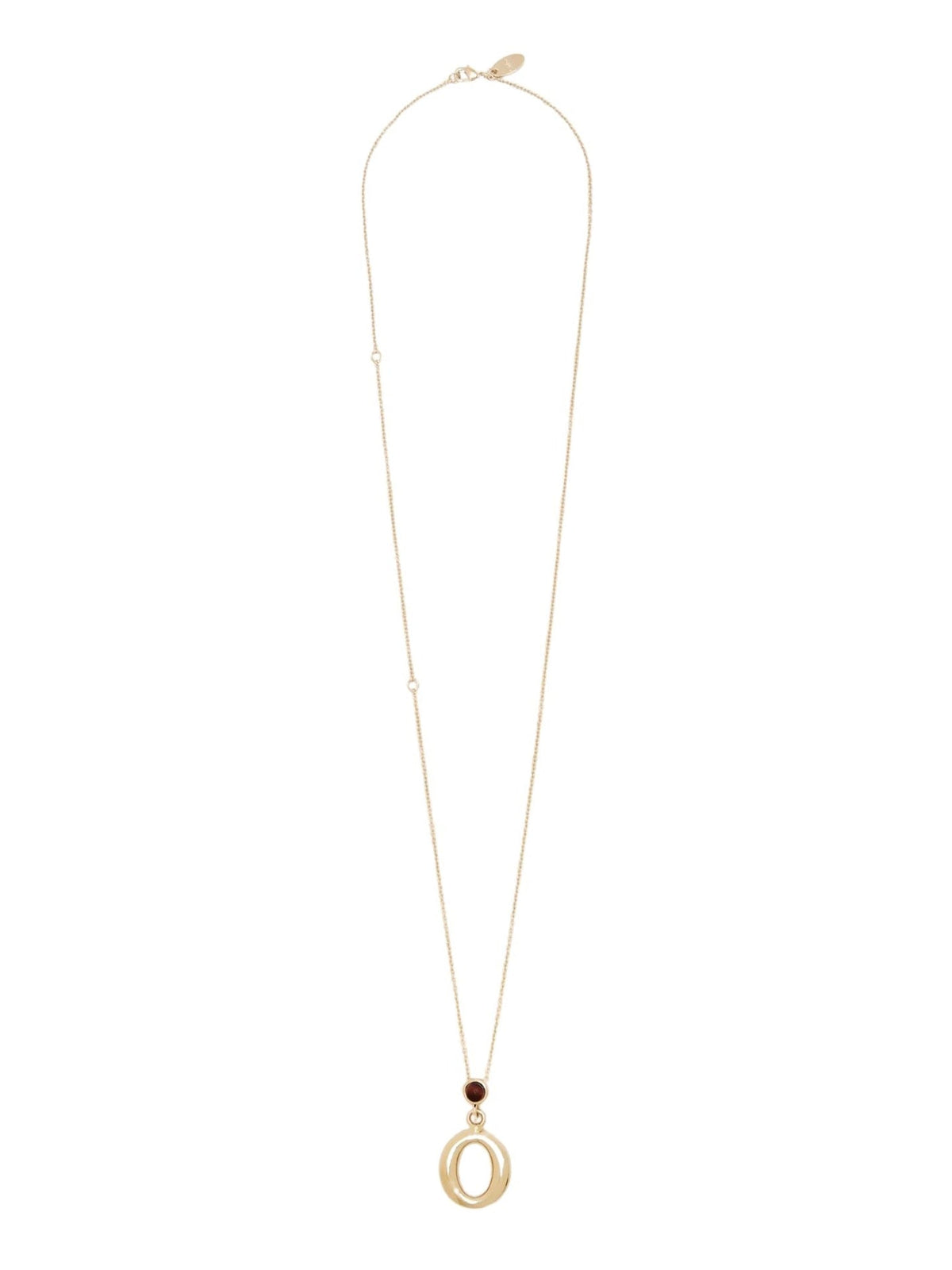 Collier Alphabet en laiton - Gold Color