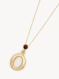 Collier Alphabet en laiton - Gold Color