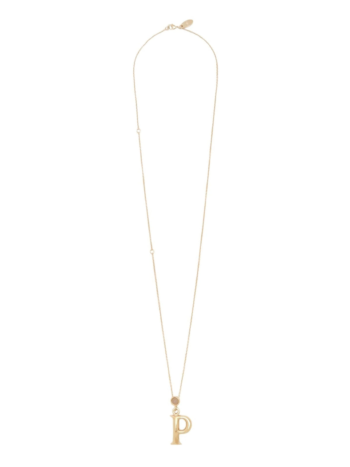 Collier Alphabet en laiton - Gold Color