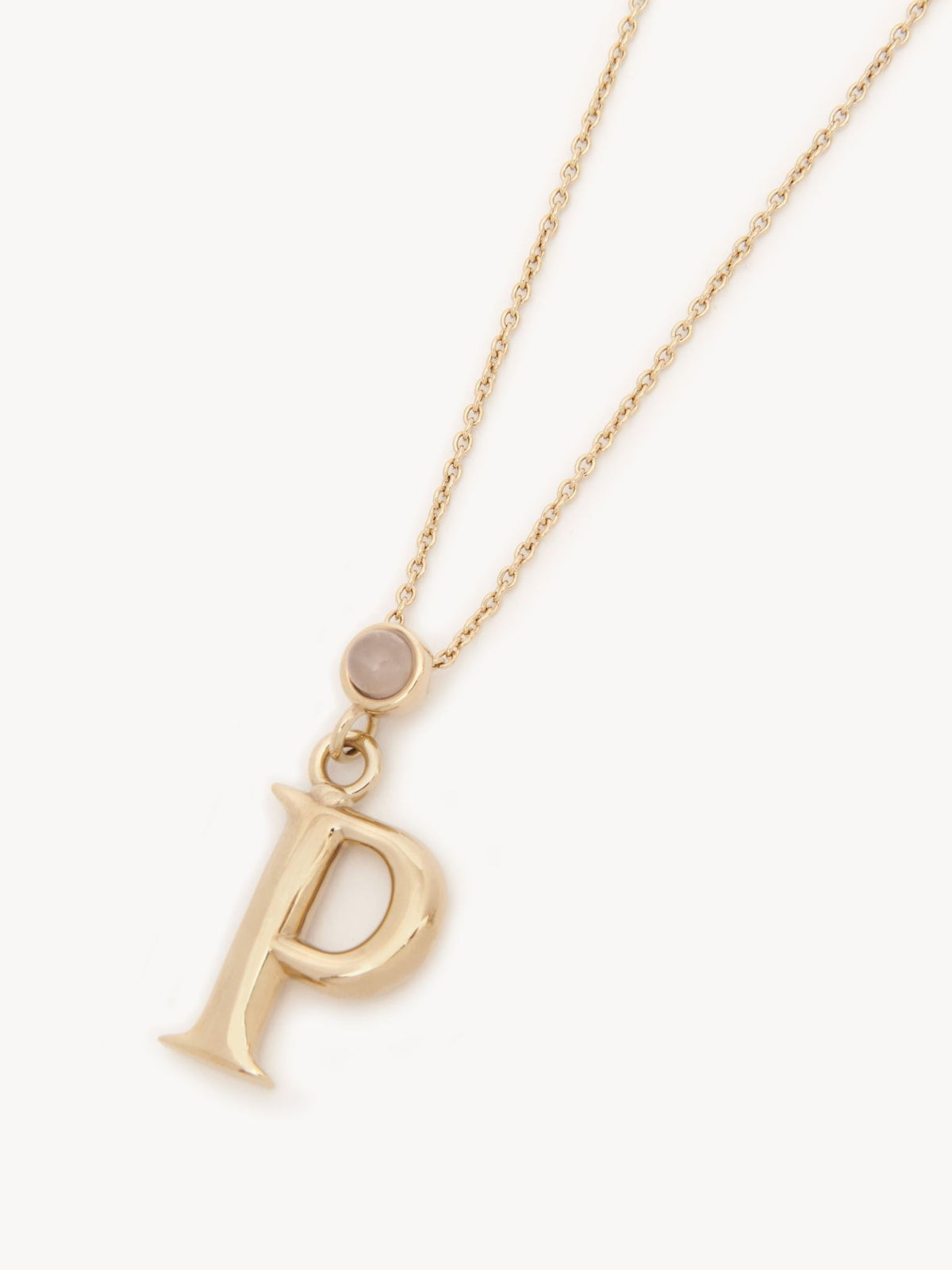 Collier Alphabet en laiton - Gold Color