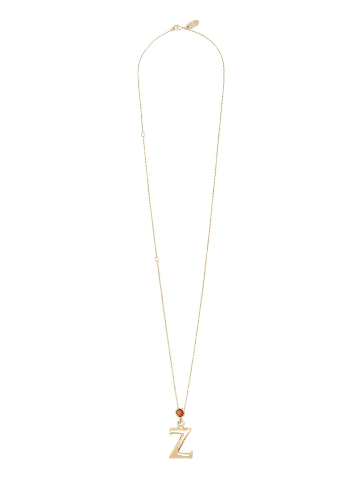 Collier Alphabet en laiton - Gold Color