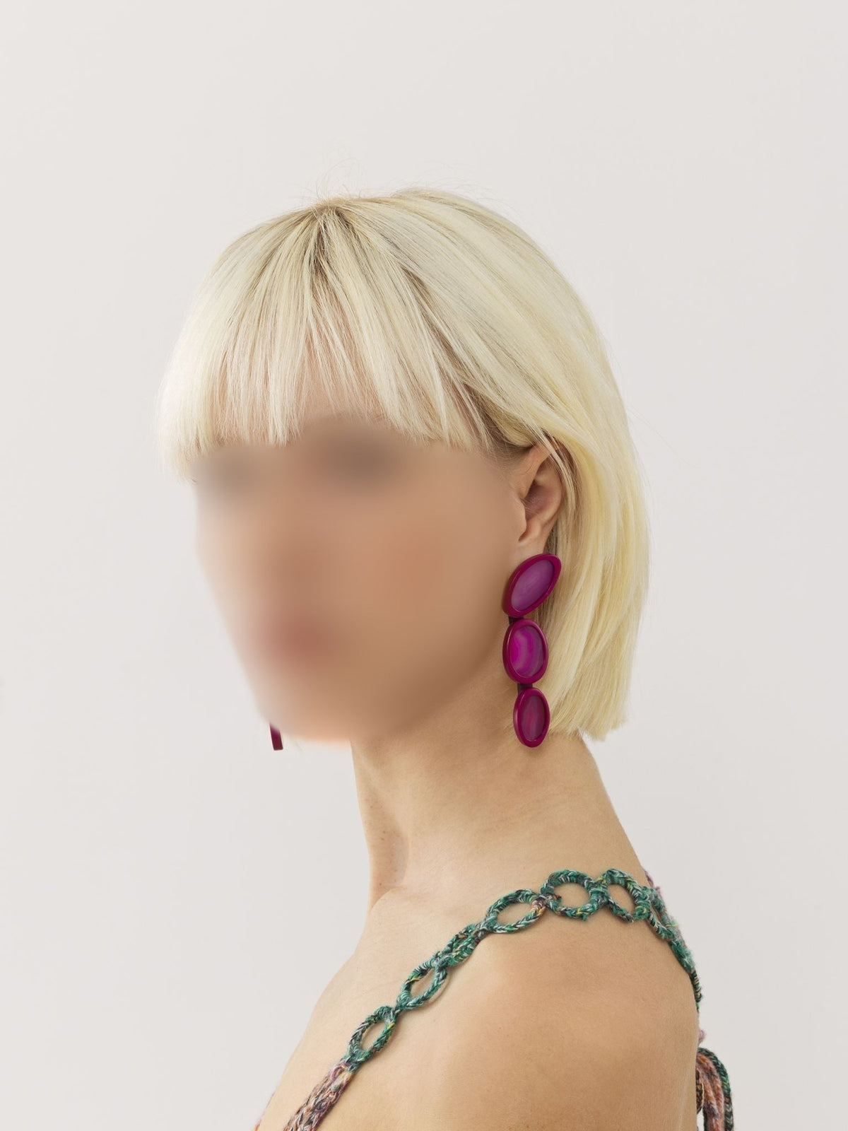 NEW_Fuchsia Purple Earrings - Fuchsia Purple