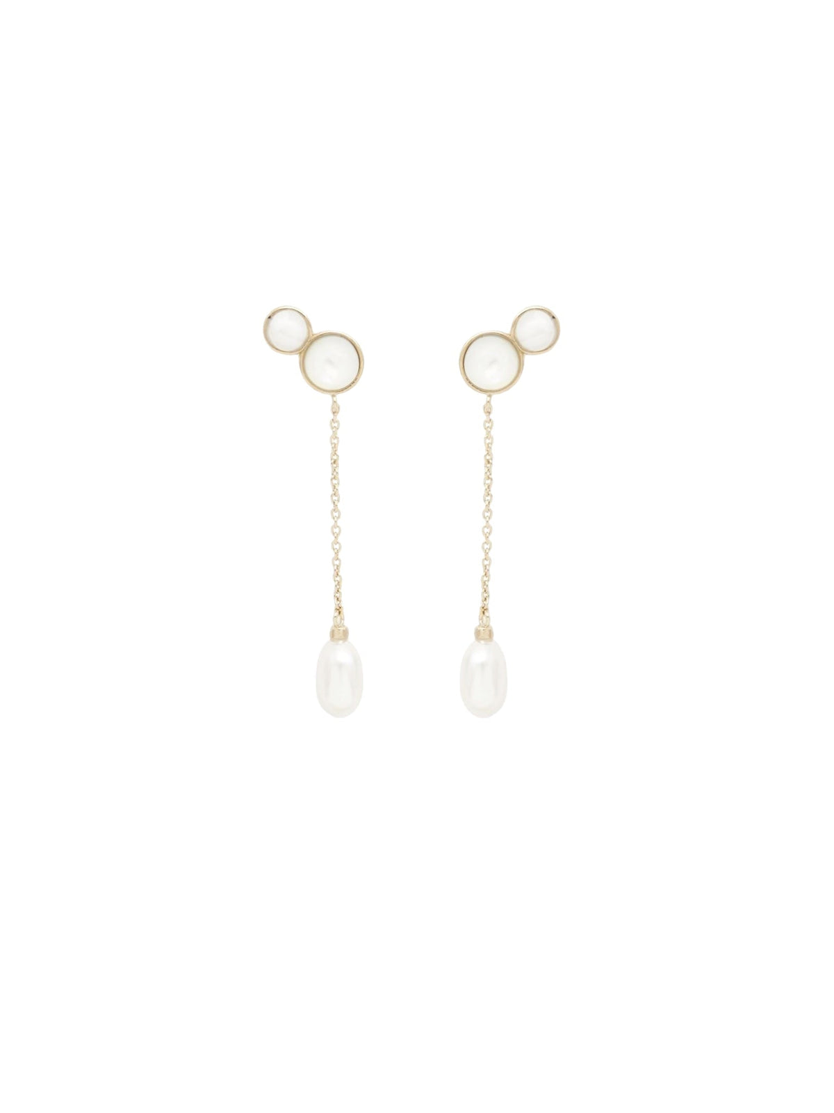 Boucles d’oreilles pendantes Darcey en laiton - Gold Color
