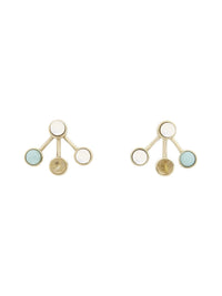 Boucles d’oreilles Zodiac bélier en laiton - Multicolor