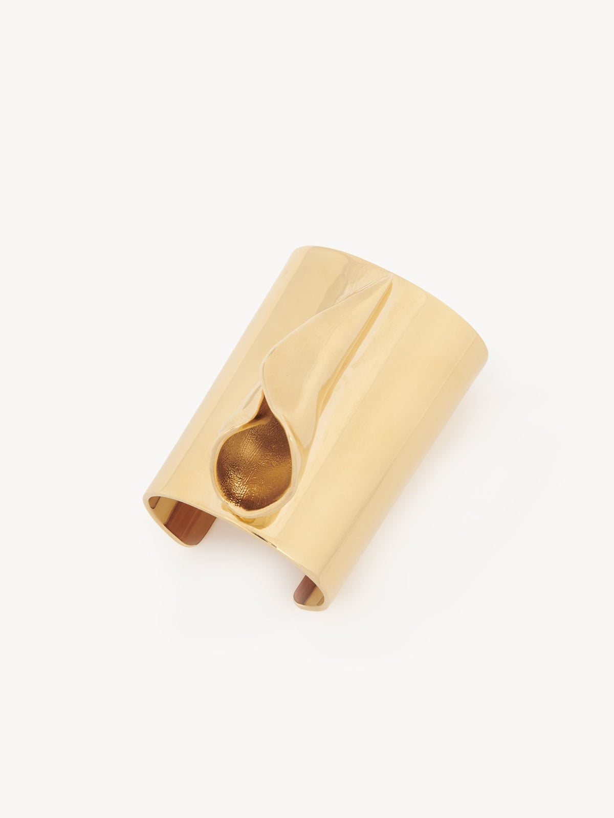 Manchette Blooma en laiton - Bright Gold