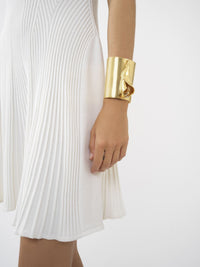 Manchette Blooma en laiton - Bright Gold