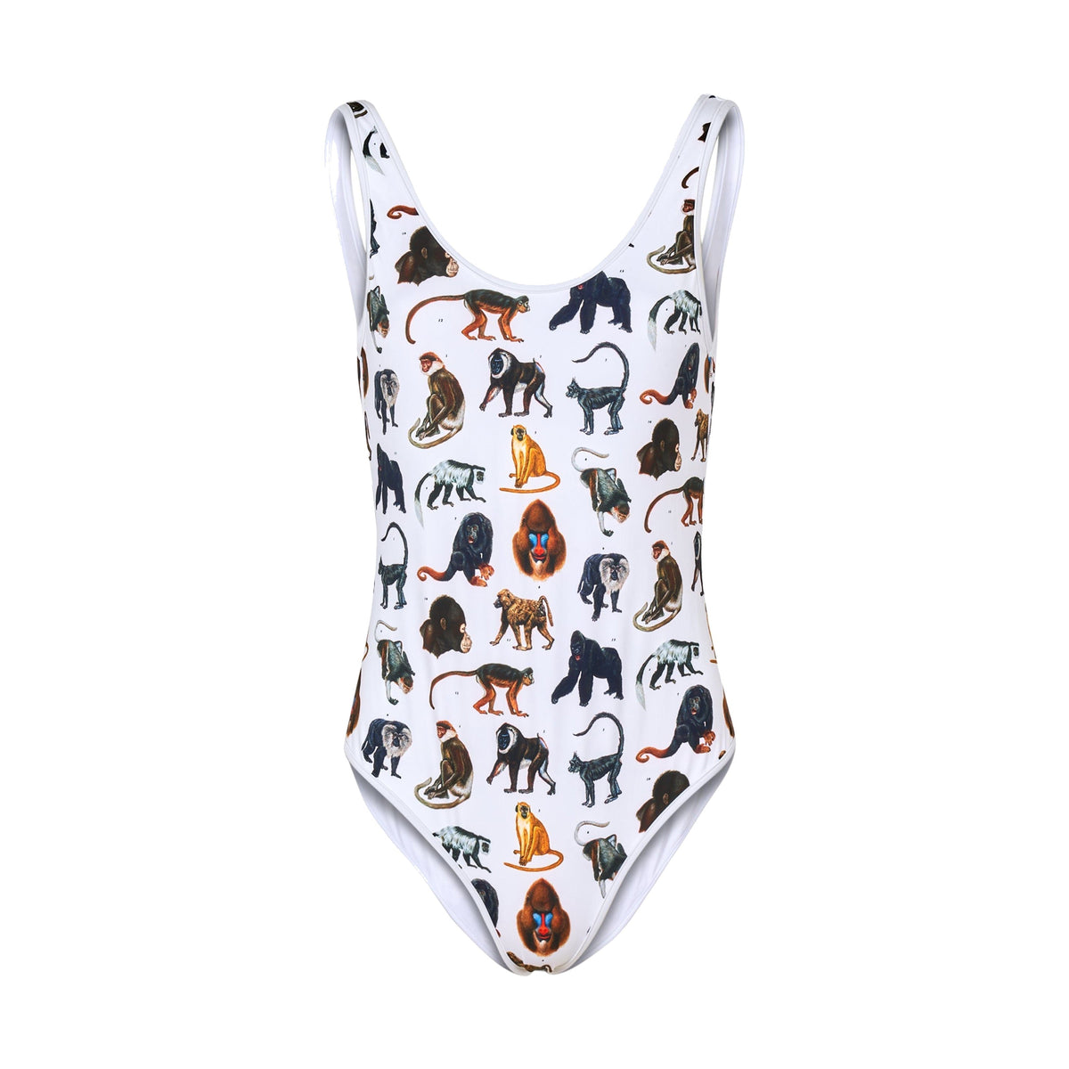 W SWIMW ONE PIECE OPTIQUE BLANC IP PAT
