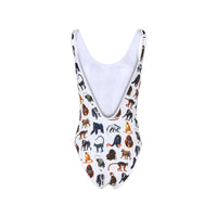 W SWIMW ONE PIECE OPTIQUE BLANC IP PAT