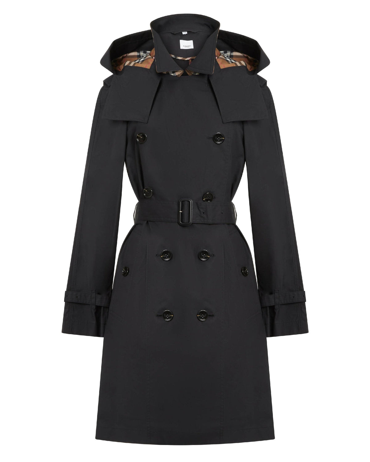 W RW D BREASTED BLACK