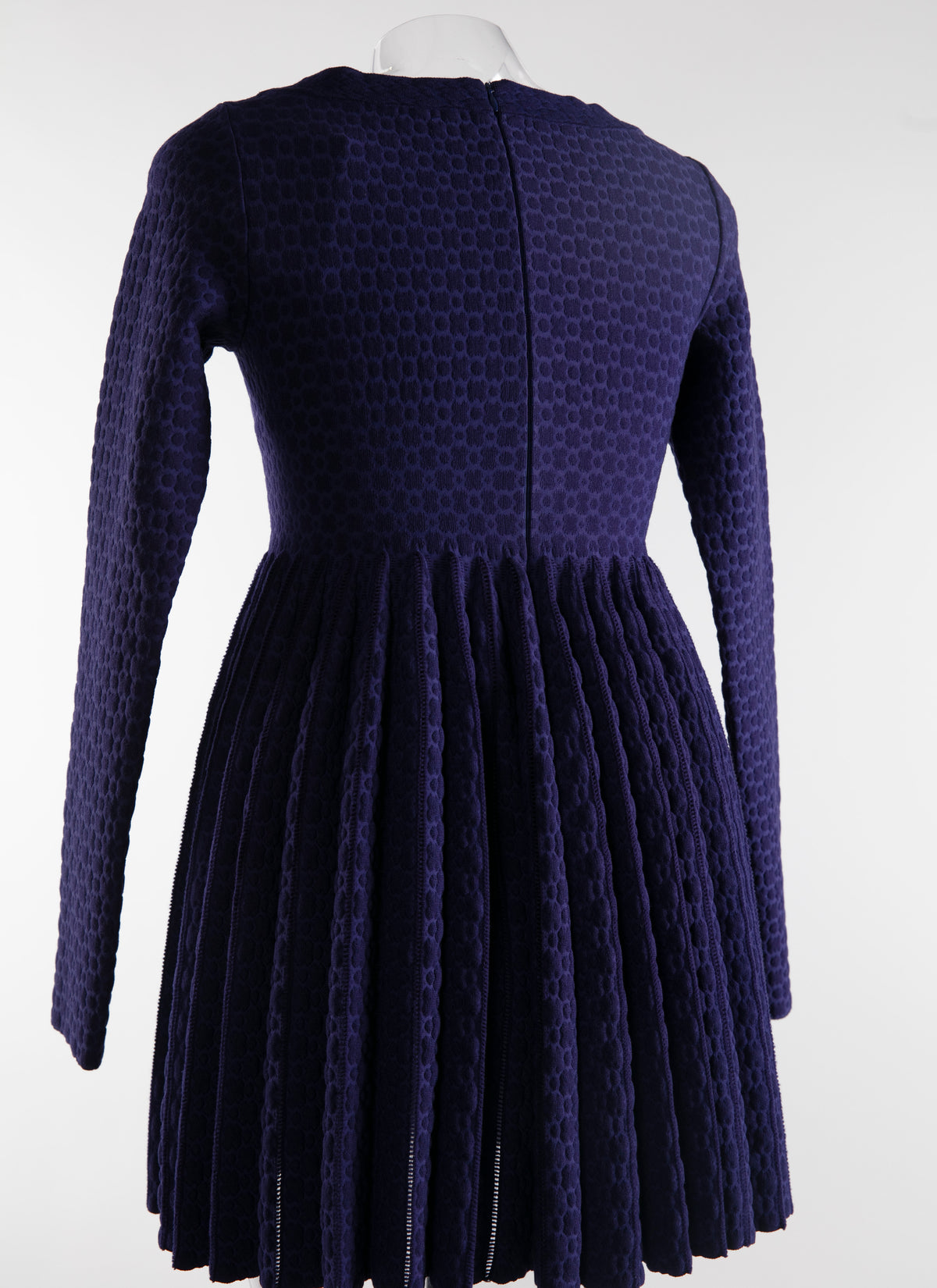 Robe longue fluide avec manches évasées - Indigo