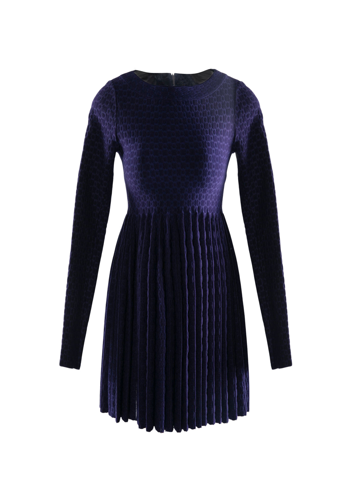 Robe longue fluide avec manches évasées - Indigo