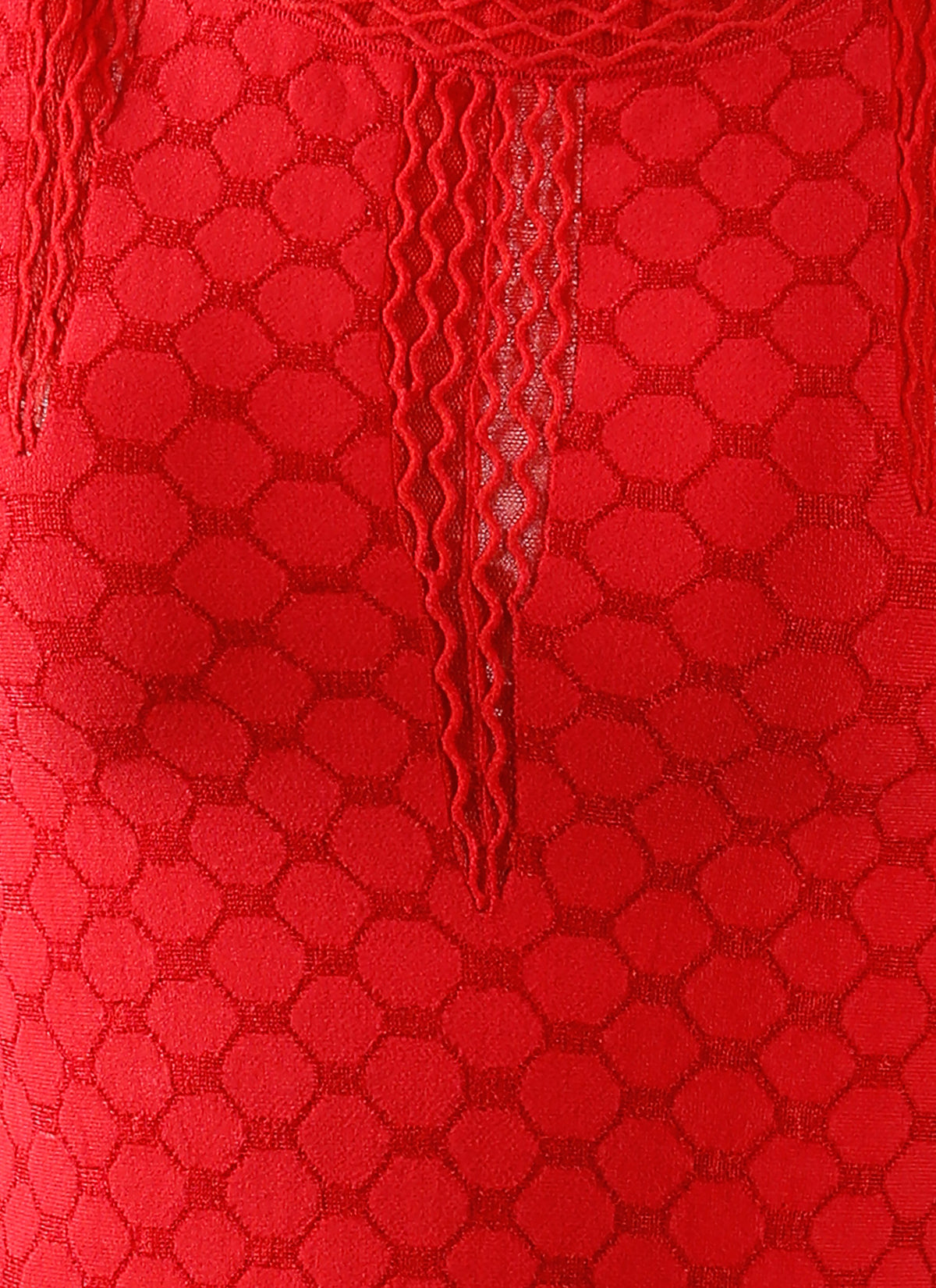 Robe sans manches Salomon en maille - Rouge