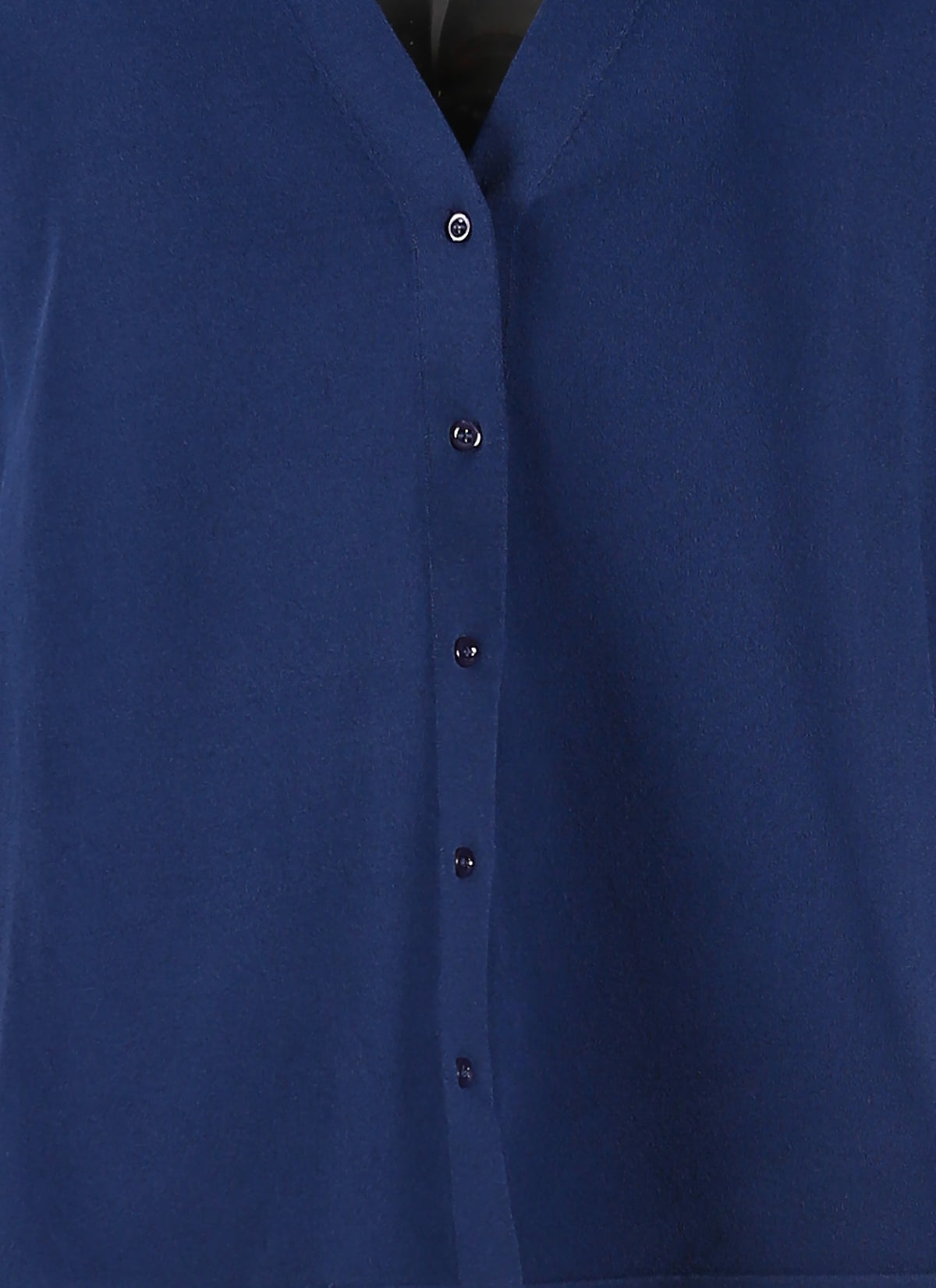 Cardigan court à manches longues en maille - Cobalt