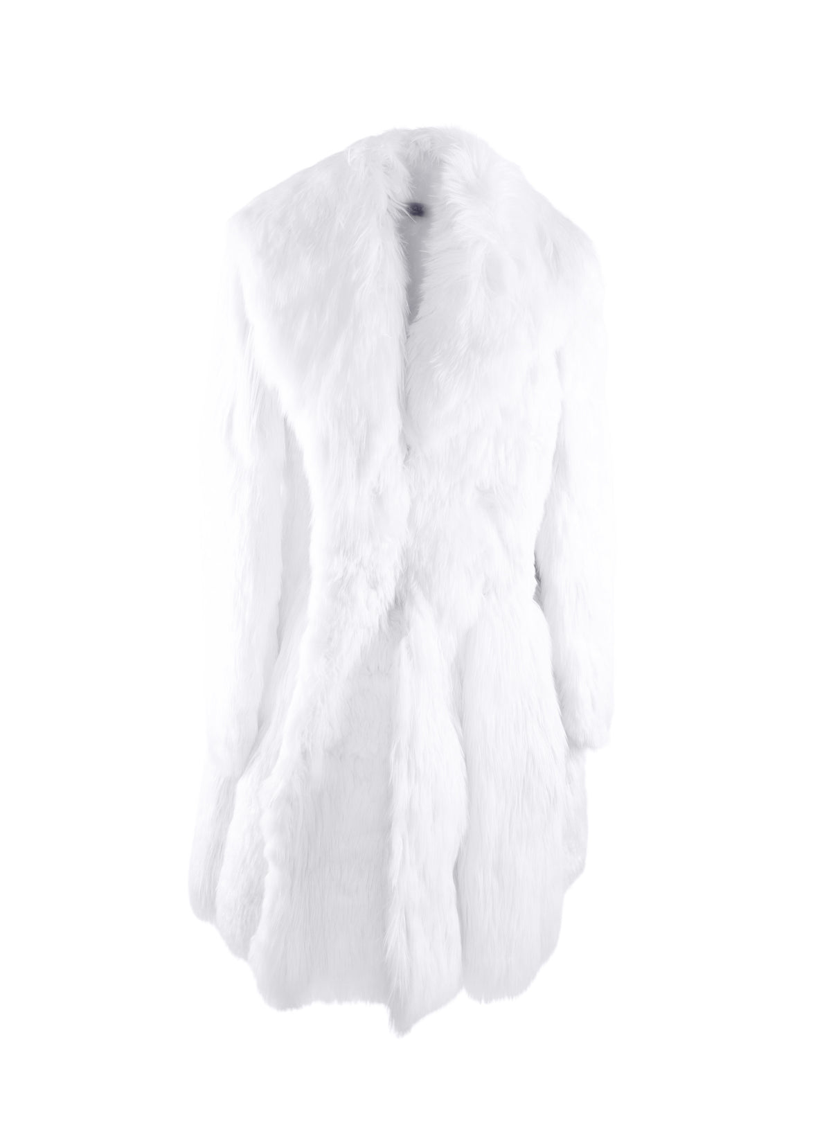 Manteau polaire en laine - Blanc