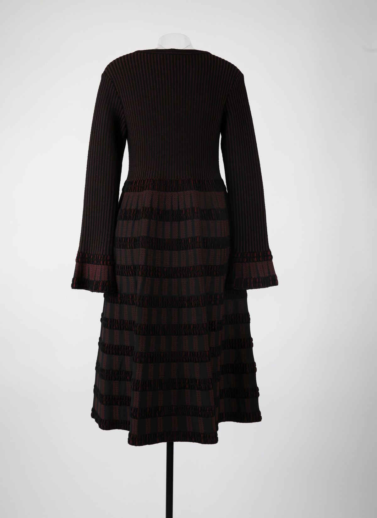 Manteau à manches longues - Noir & Grenat
