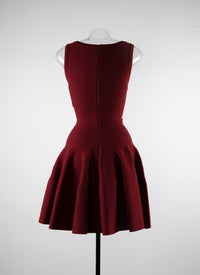 Robe patineuse sans manches - Cerise