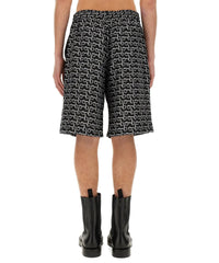 M CASUAL SHORTS ARGENT/NOIR