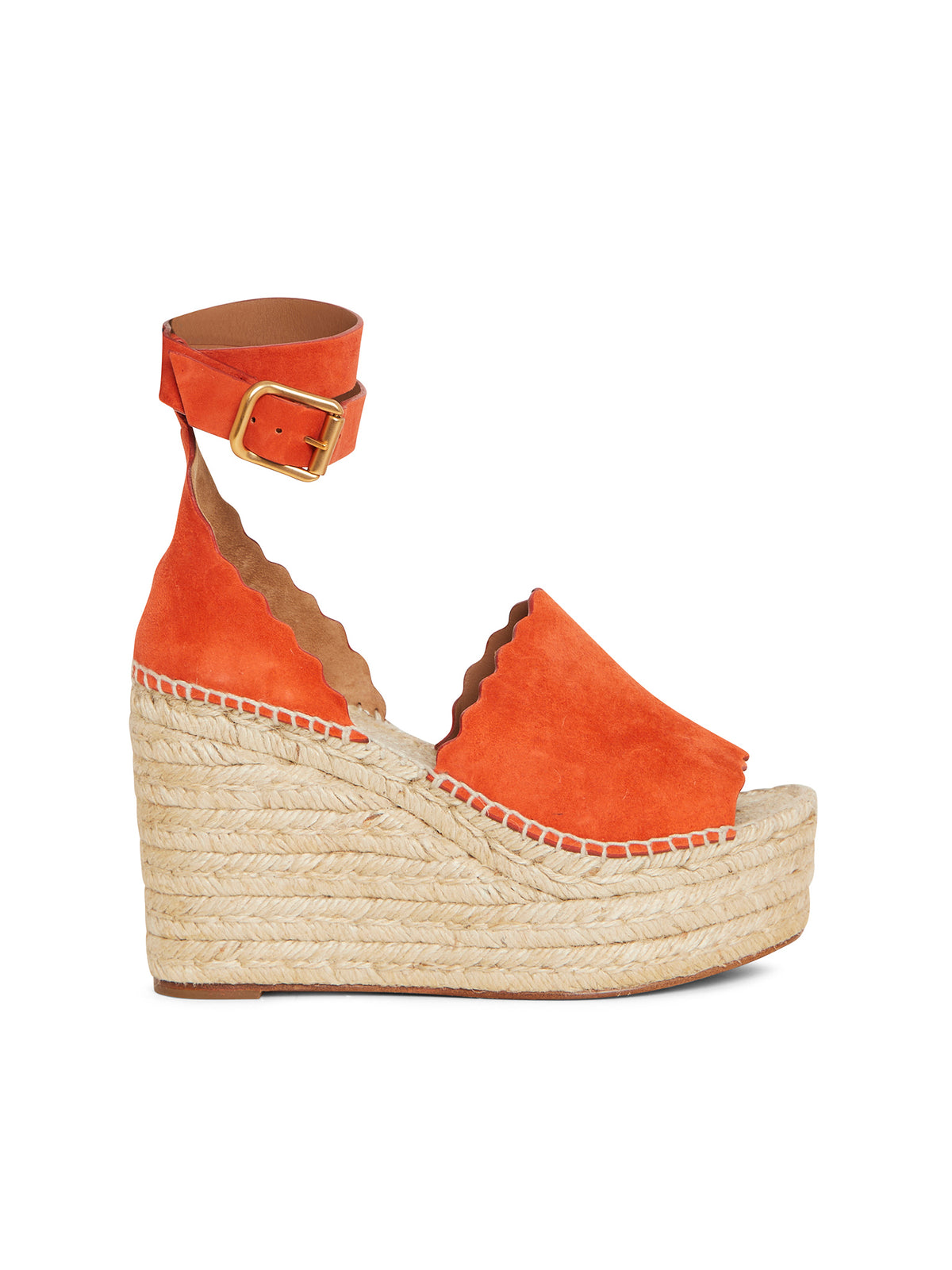 Espadrilles Lauren camoscio - Sepia Red