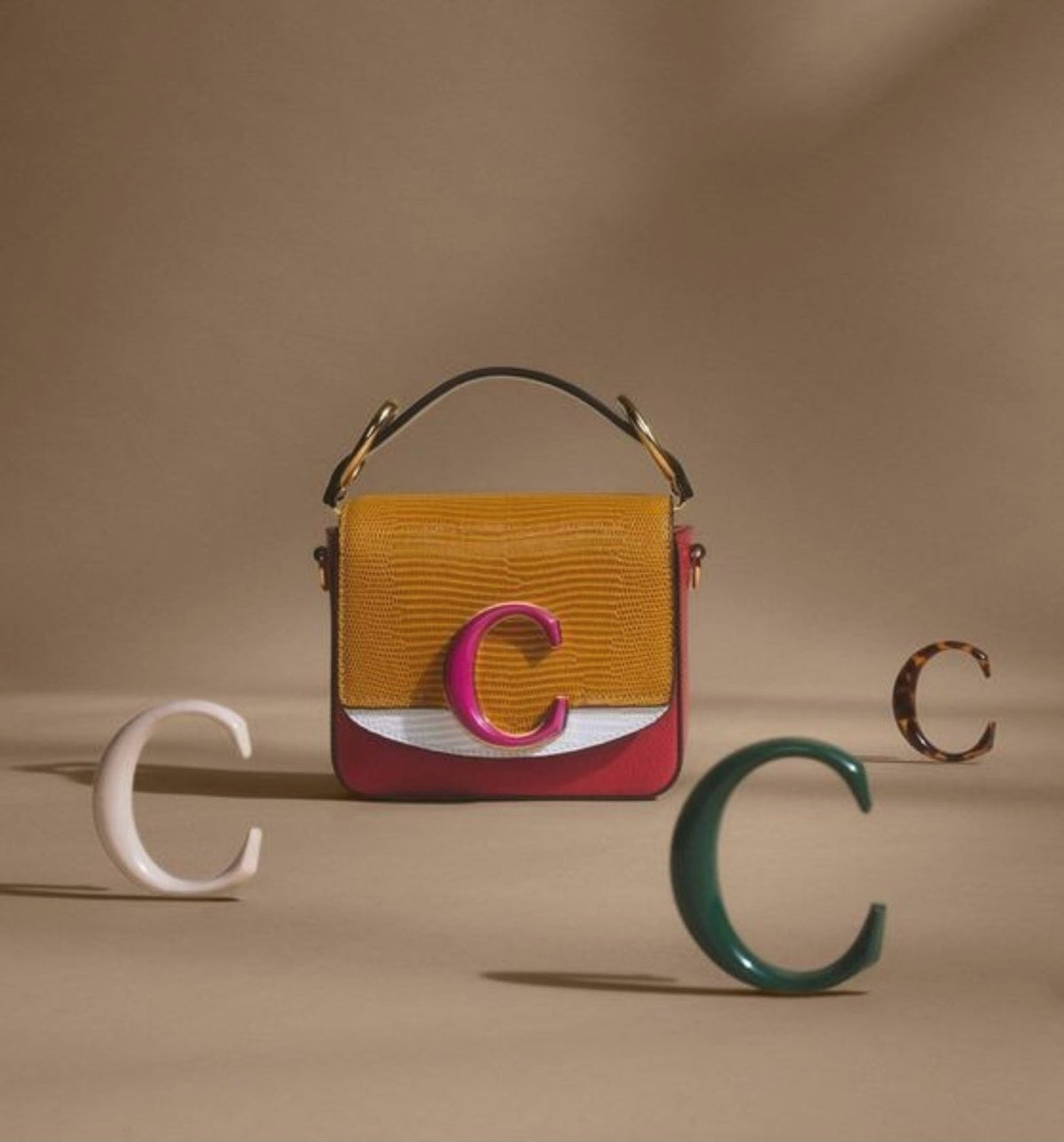 Accessoire pour sac clips Chloé C - Vibrant Yellow