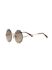 Lunettes de soleil rondes Rosie - Gradient Brown