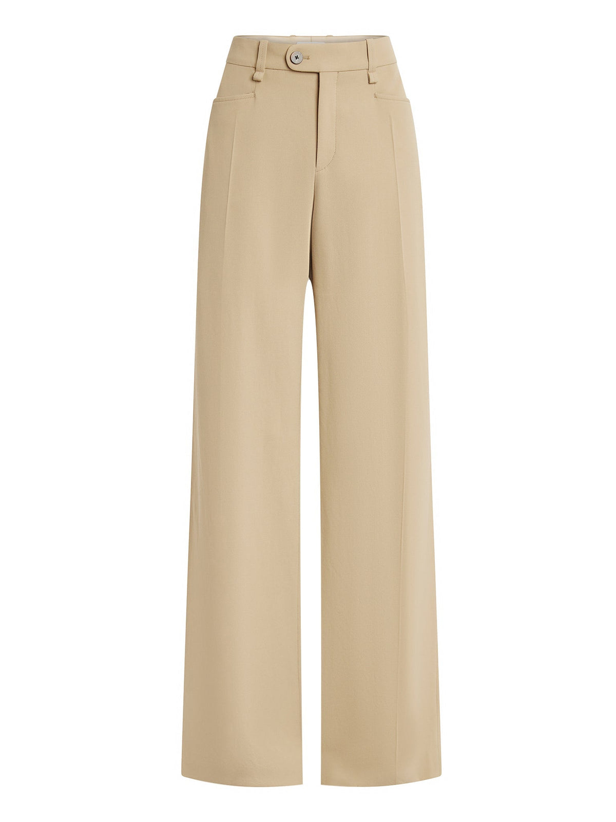Pantalon ample taille haute - Soft Tan