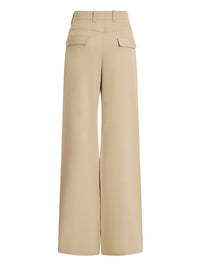 Pantalon ample taille haute - Soft Tan