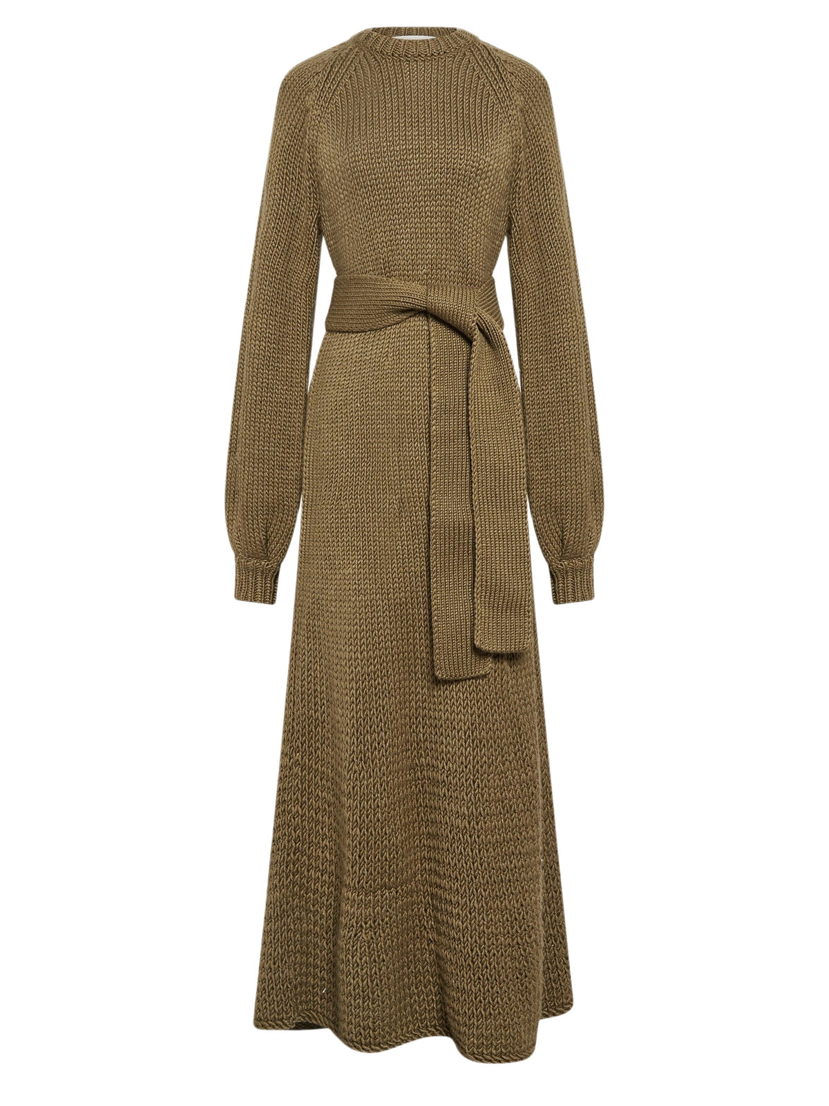 Robe en maille épaisse et laine mélangée - Bronze Green