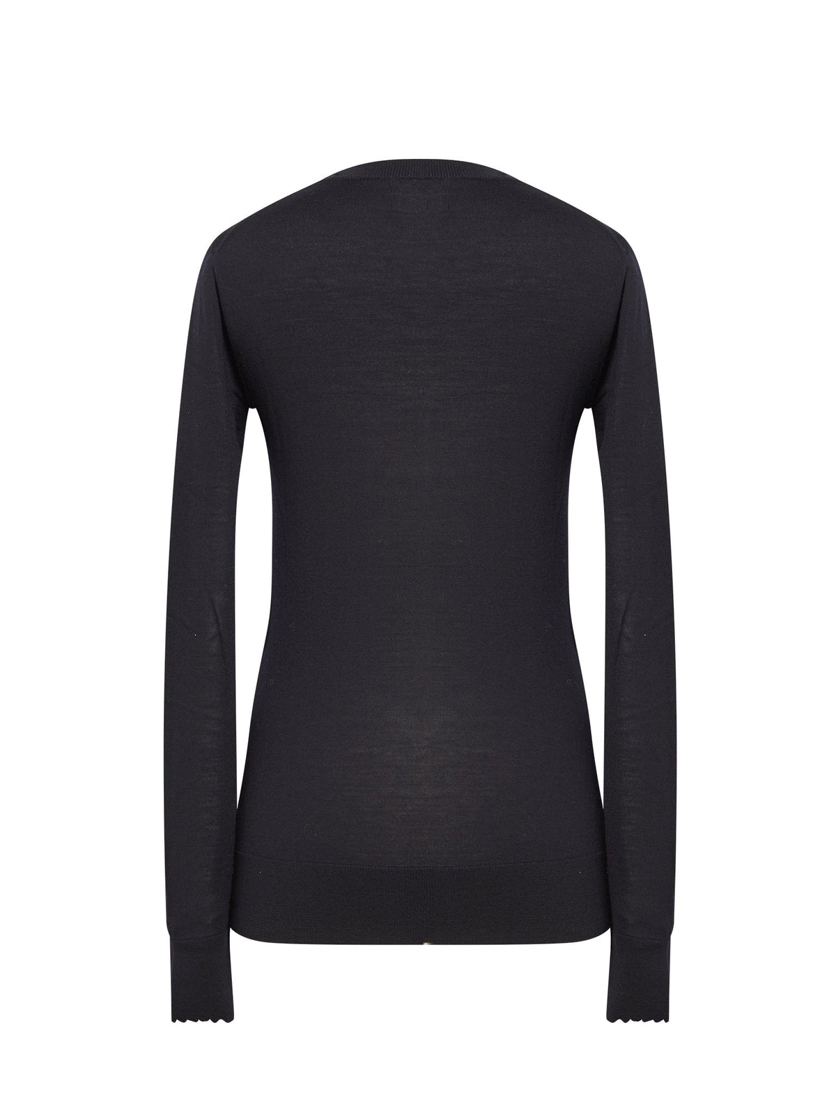 Pull col rond en laine - Iconic Navy
