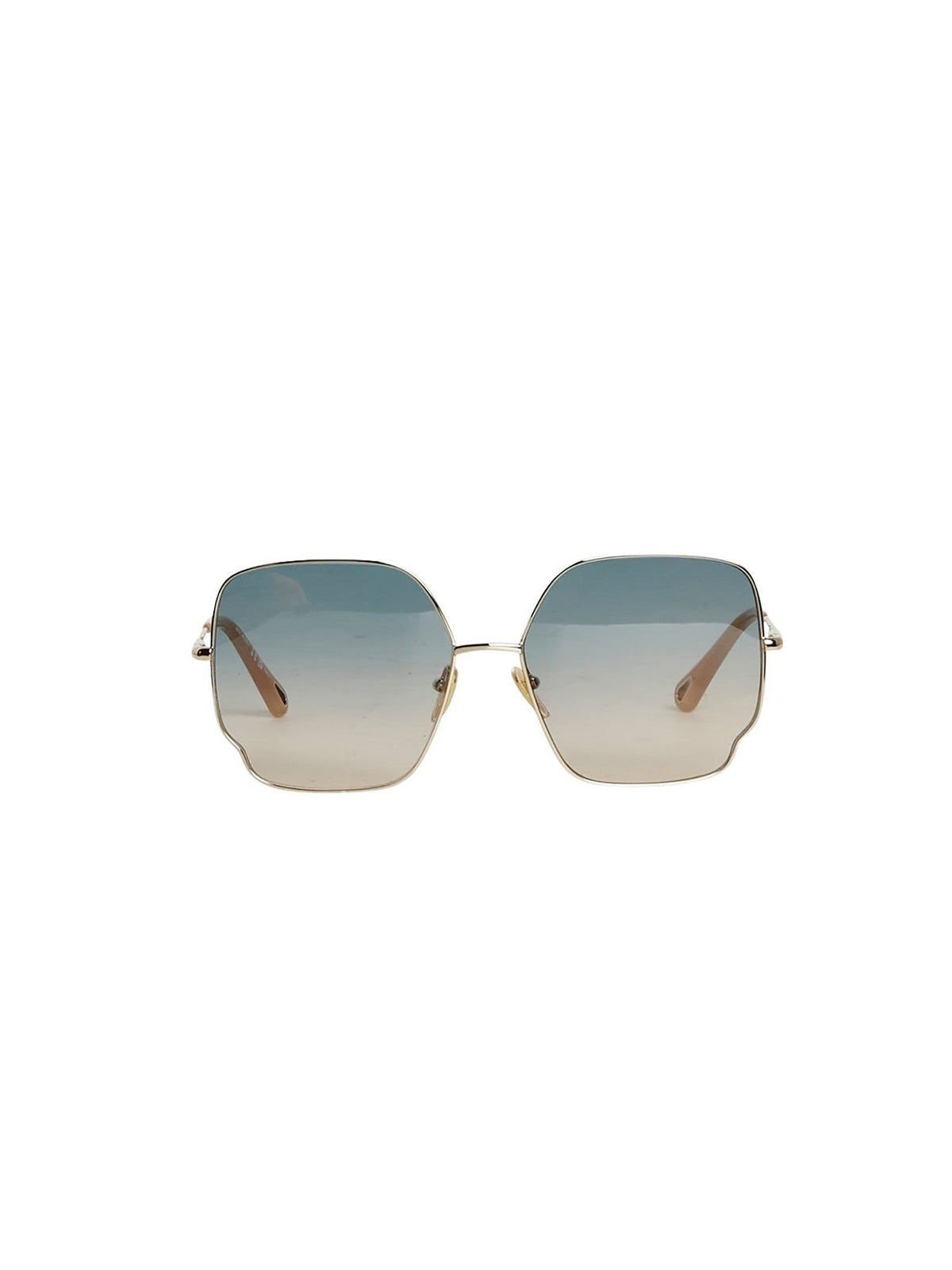 Lunettes de soleil carrées Joni - Blue & Turtledove