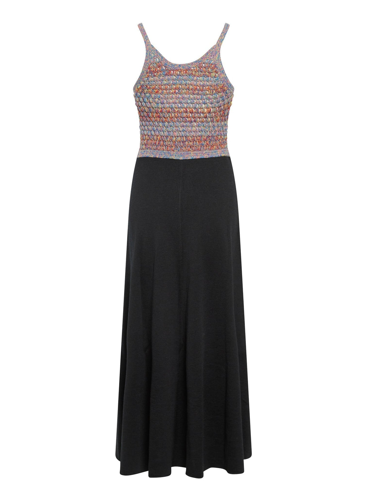 Robe longue en laine - Black
