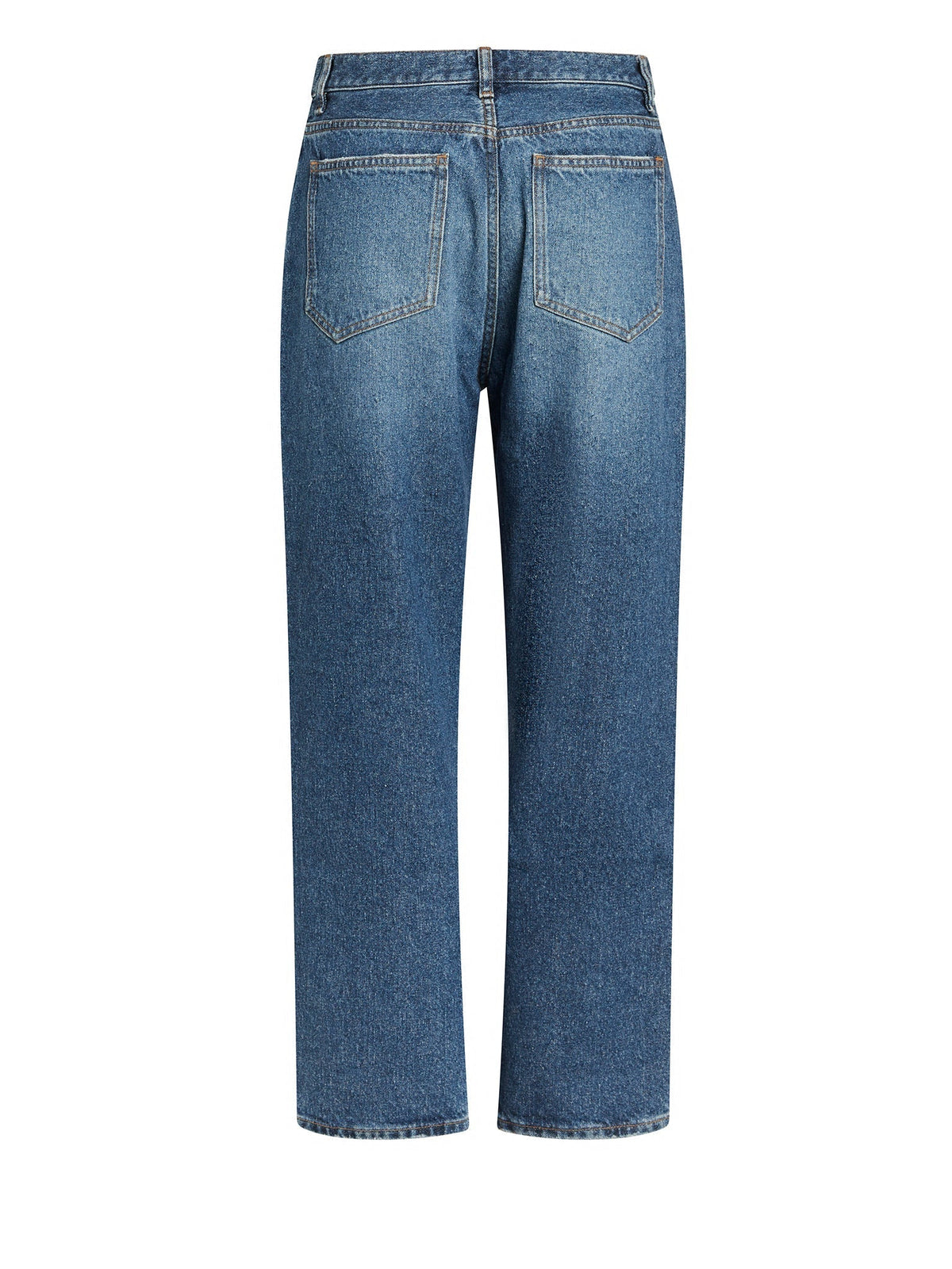 Jean droit à zip - Dusky Blue