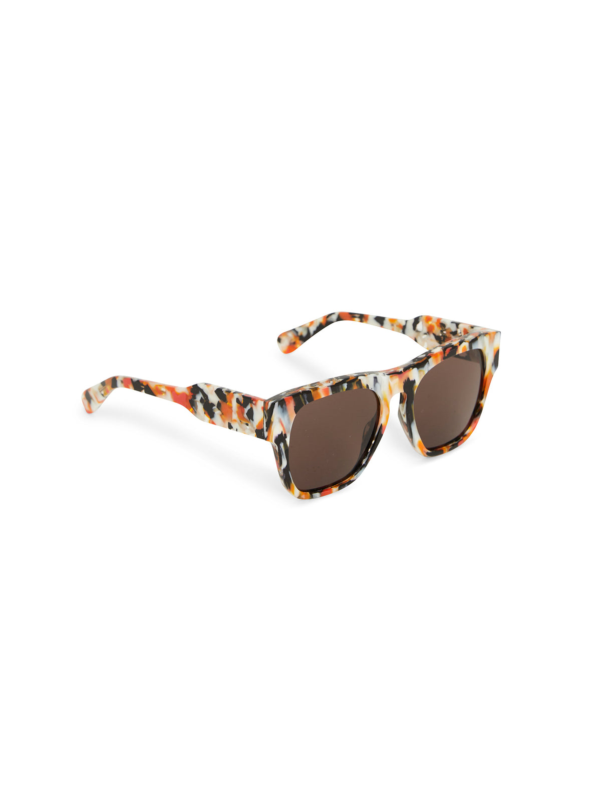 Lunettes de soleil carrées vintage Gayia - Earthy Orange