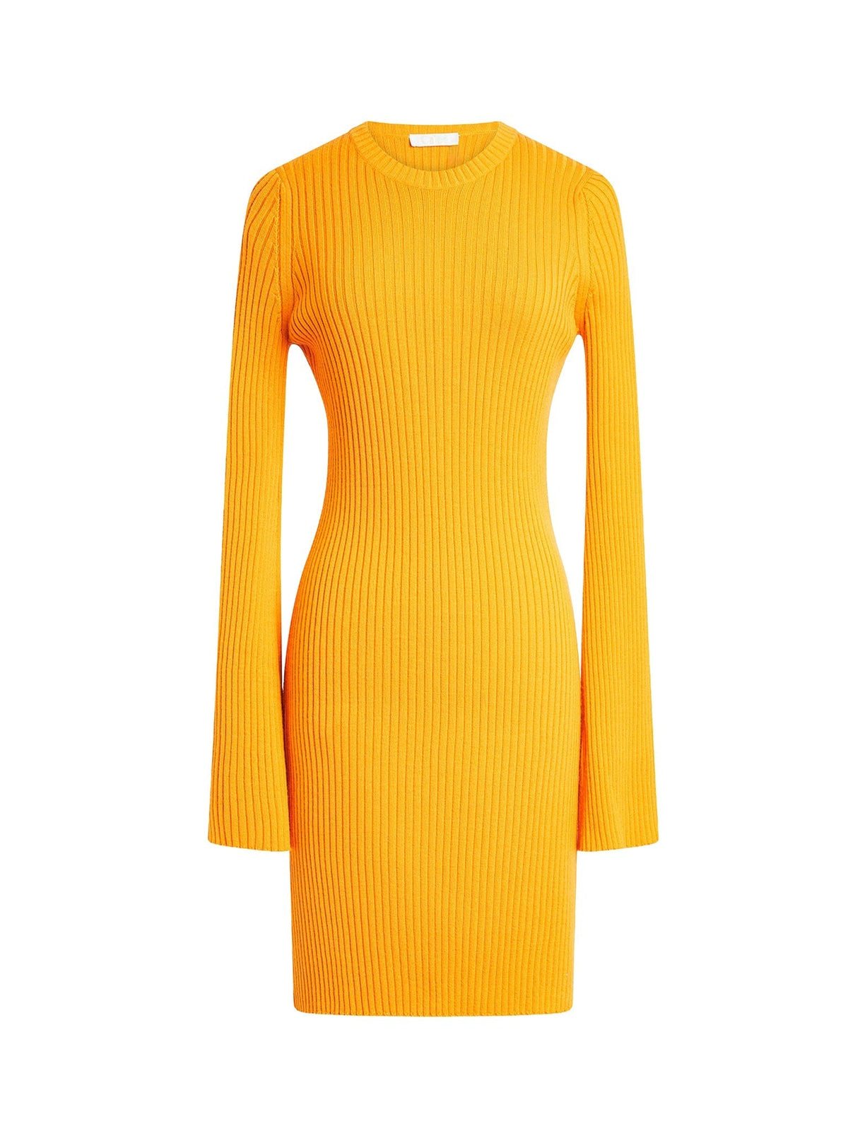 Robe courte côtelé en laine - Dark Honey