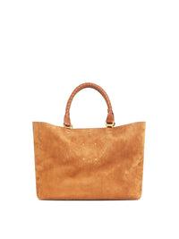 Sac à main cabas Marcie en cuir - Caramel