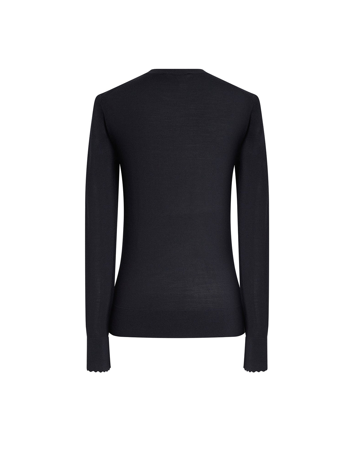 Pull col rond en laine - Iconic Navy