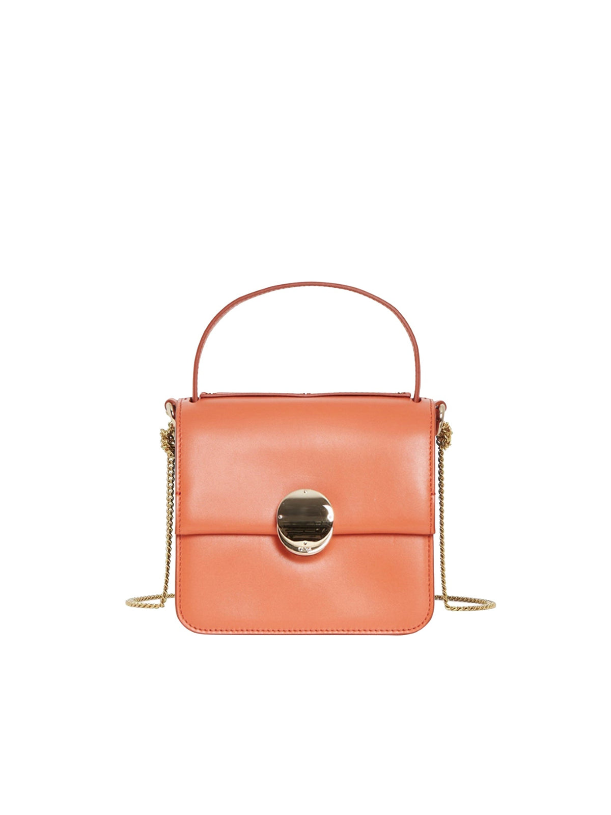 Petit sac à main Penelope en cuir - Tawny Orange